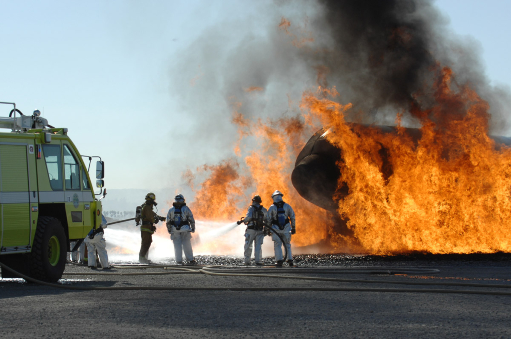 Tenron Application Aircraft On Fire